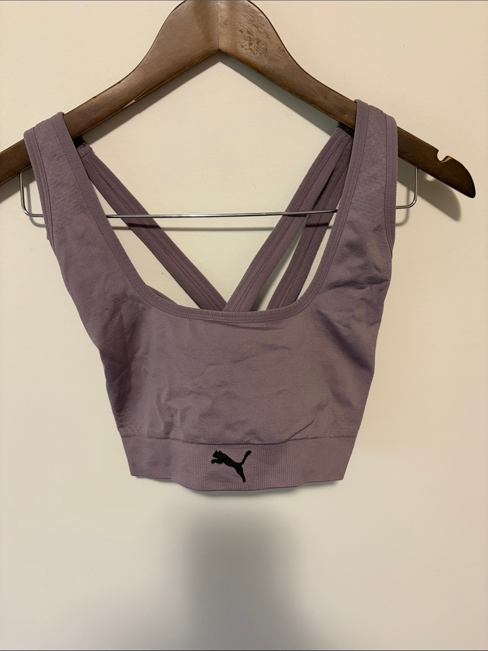 Puma Mauve Cross-Back Sports Bralette